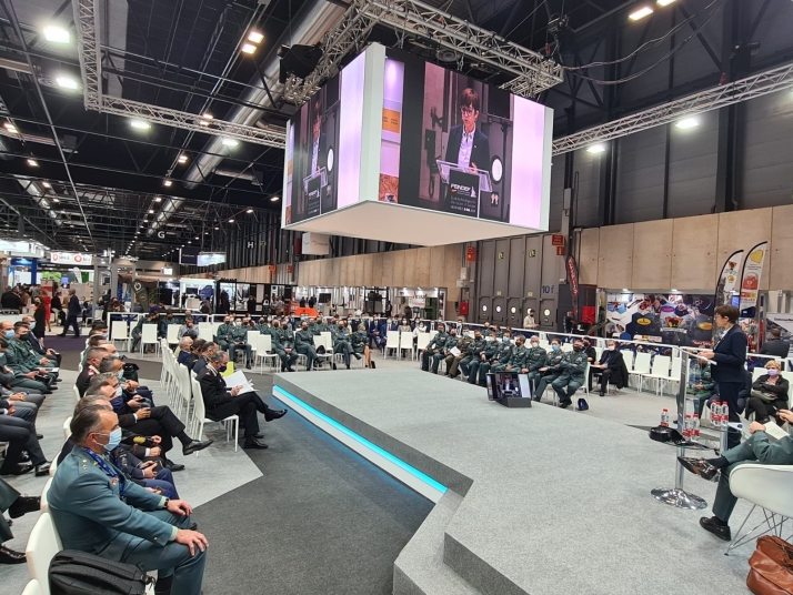 El teniente Coronel de la Guardia Civil de Soria acude al Foro Incorporación del reto demográfico al modelo de seguridad