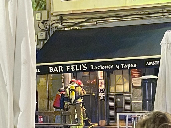 Intervención de los Bomberos en Herradores