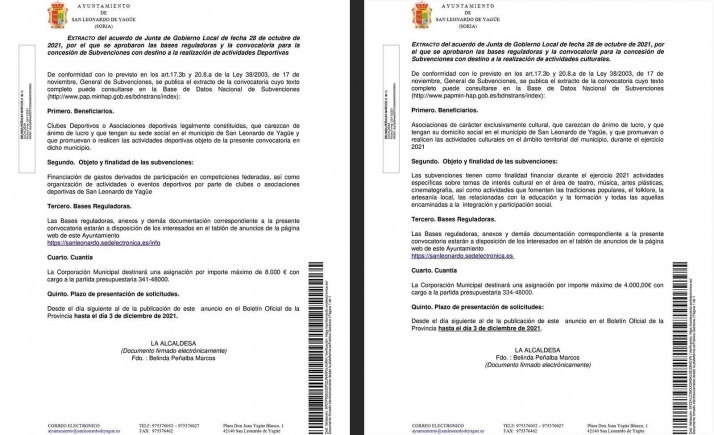 San Leonardo abre el plazo para las subvenciones a asociaciones deportivas y culturales