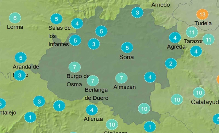 El tiempo en Soria: Más nubosidad y cota de nieve a los 1.400 metros