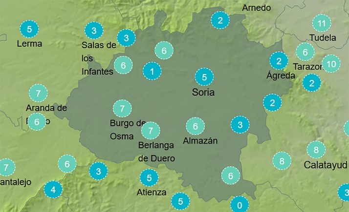 El tiempo en Soria: Ligero descenso de las temperaturas