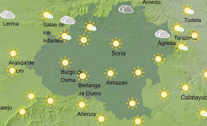El tiempo en Soria: Probabilidad de precipitiaciones en la Ibérica