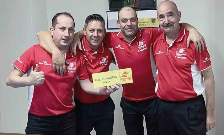 El billar soriano vence y sale del descenso