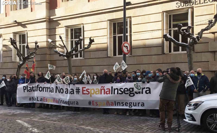 Concentración contra la reforma de la Ley de Seguridad Ciudadana