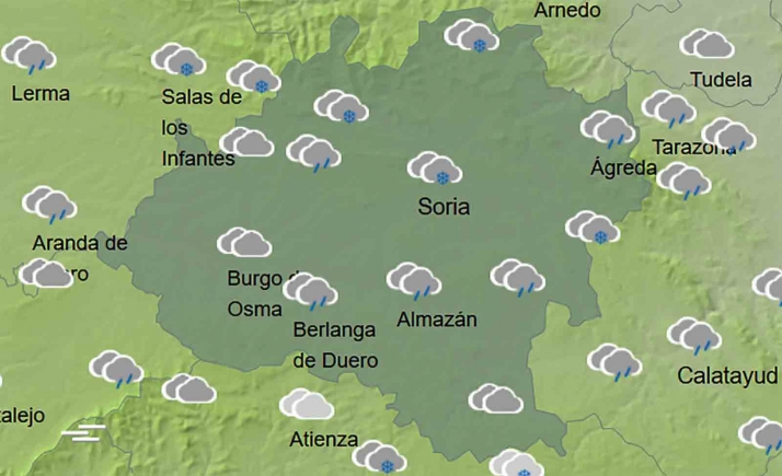El tiempo en Soria: Se mantiene la borrasca
