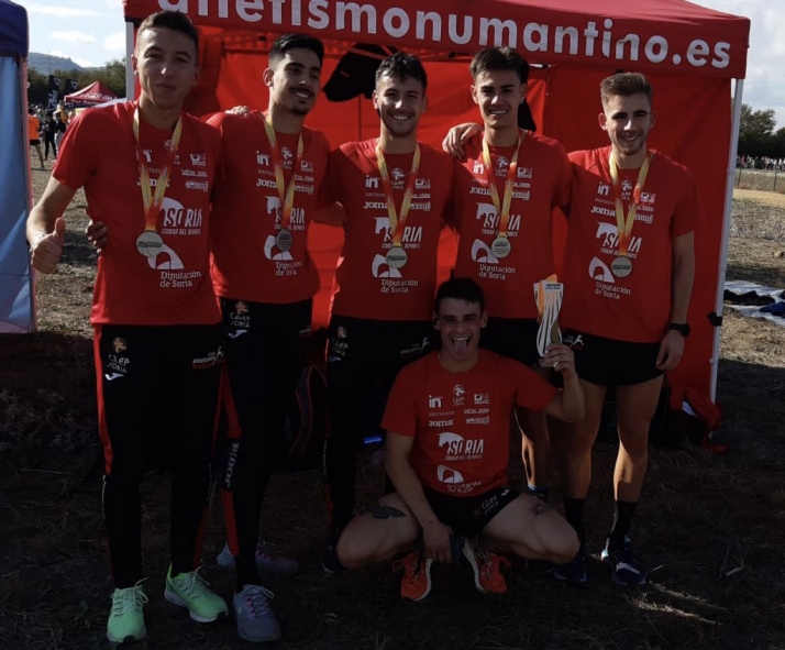Atletismo Numantino, tercero por equipos en absoluto y segundo en Sub-23 el Campeonato de España Campo a Través