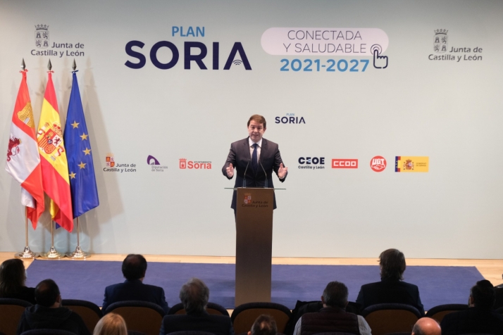 Galería y crónica | Mañueco saca músculo en Soria