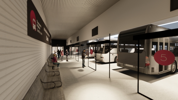 La nueva estación de autobuses de Soria: Dársenas climatizadas y espacios tecnológicos