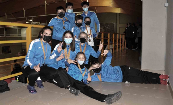 Medallistas del CBS-CS24 en Alfajarín. /CBS-CS24