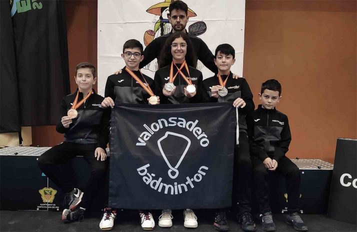 El Valonsadero Bádminton brilla en el campeonato nacional ‘Se busca campeón’