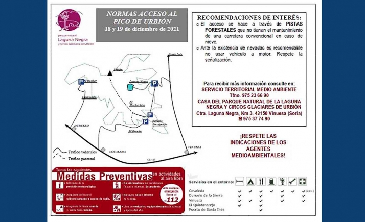 Regulados los accesos para la colocación del belén en Urbión