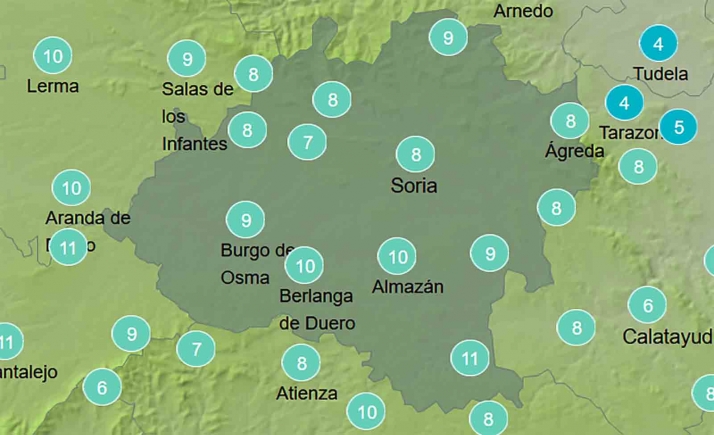 El tiempo en Soria: El invierno se estrena nuboso