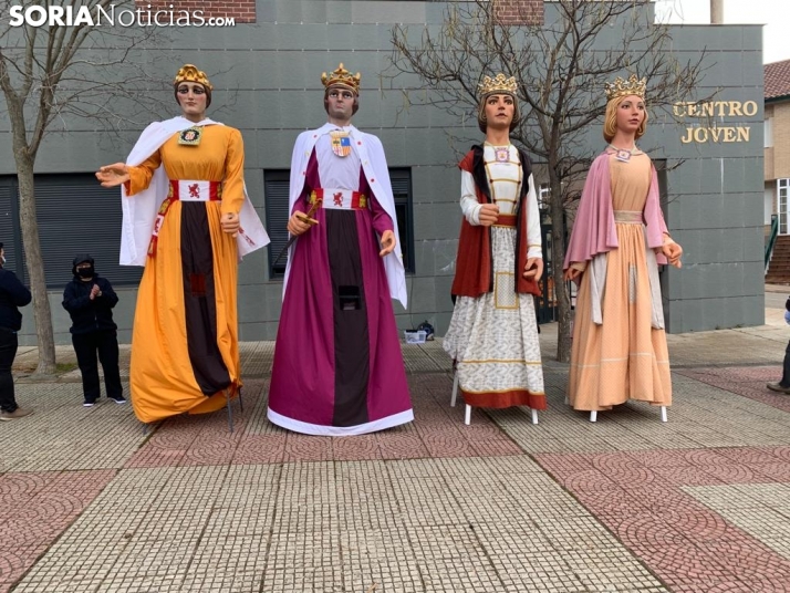 Golmayo presenta a sus nuevos cuatro gigantes históricos