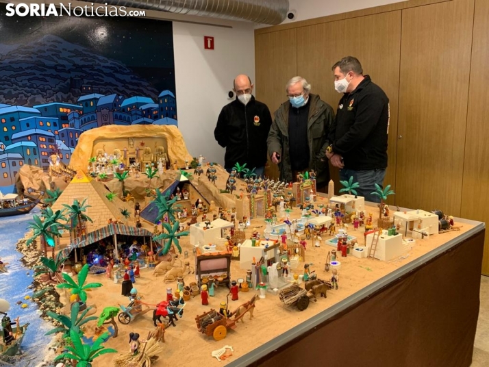 El belén Playmobil de Soria abre sus puertas con 1.200 figuras