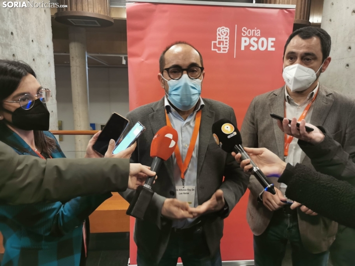 Luis Rey afirma que el PSOE no teme la presencia de Soria ¡Ya! en las urnas y confía en que seguirá siendo el partido mayoritario en la provincia
