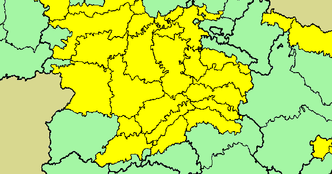 Solo una provincia de Castilla y León se libra del aviso amarillo por fuerte viento