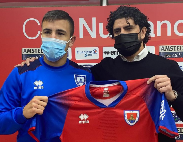 Carrillo: Me decidí por el Numancia por su trayectoria e historia