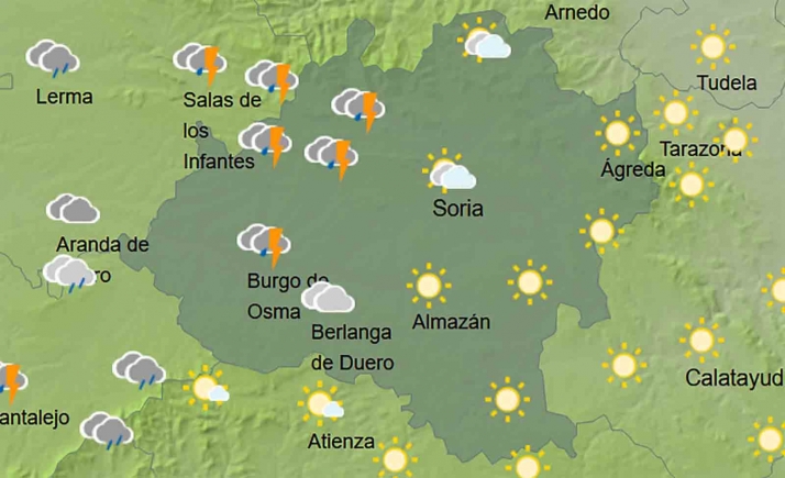 El tiempo en  Soria: Llegan cambios