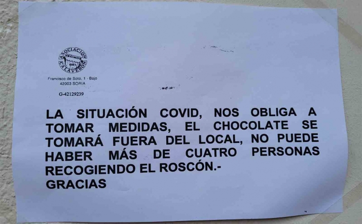 Mañana habrá chocolate en El Calaverón, pero en la calle
