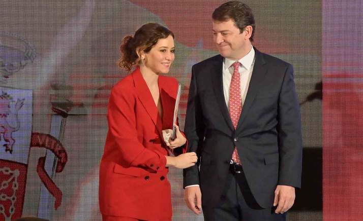 Mañueco destaca que Castilla y León y Madrid defienden el protagonismo de las comunidades autónomas en la construcción de España