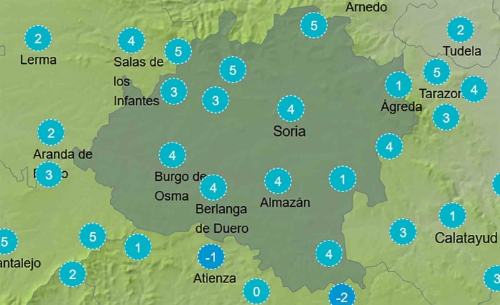 El tiempo en Soria: Mejoría en las temperaturas diurnas