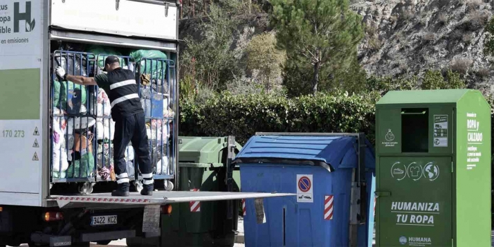 Los contenedores de Humana recogieron más de 97 toneladas de textil usado en Soria durante 2021 