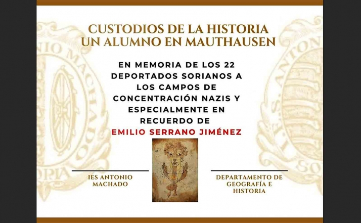 El IES Machado homenajea este jueves a los deportados sorianos por los nazis