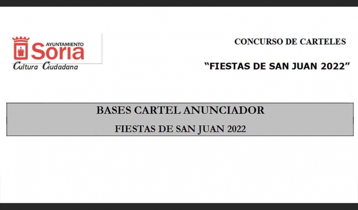 Encabezado del documento con las bases del concurso.