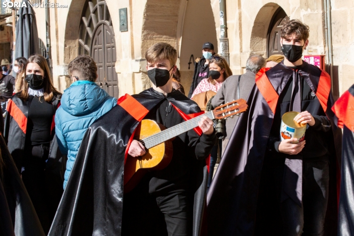 La tuna más juvenil vuelve a recorrer las calles de Soria