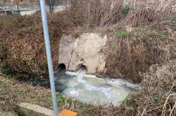 Vertidos denunciados por Asden el pasado 9 de enero.