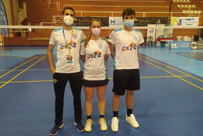 Los sorianos Javier Barrios y Daniela Corchón convocados por la selección de bádminton