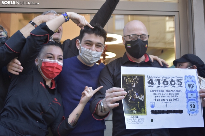 FOTOS: La fiesta en Soria por los 10 M€ de El Niño 