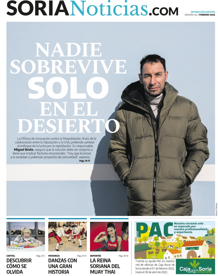Soria Noticias estrena febrero con un periódico que tiene todo lo que dará que hablar