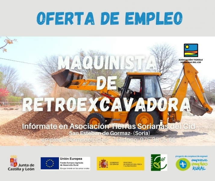 Maquinista de Retroexcavadora