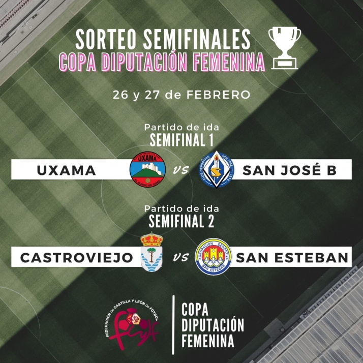 La I Copa Diputación Femenina ya conoce los emparejamientos de sus semifinales