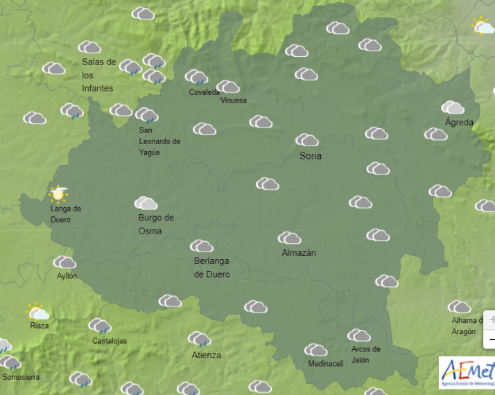 El Tiempo en Soria: Sábado de carnaval con nubes y temperaturas agradables