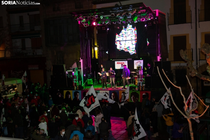 Multitudinario cierre de campaña de Soria Ya