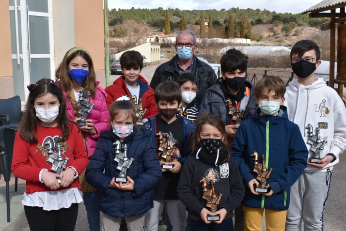 El soriano Álvaro García, ganador del Torneo Infantil de Ajedrez de Los Rábanos