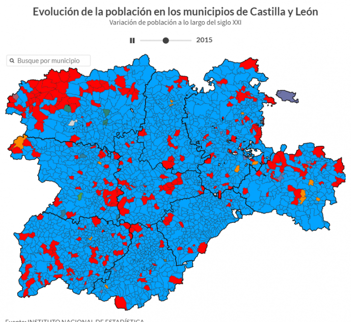 Así ha votado Castilla y León, pueblo a pueblo, en las últimas elecciones autonómicas