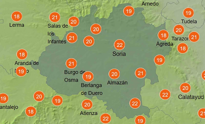 El tiempo en Soria: Se disparan las máximas