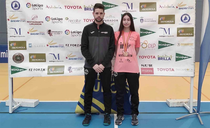 La volantista soriana Carmen Carro, medalla en el internacional de Málaga