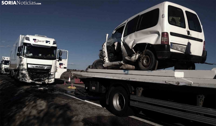 Fallece un hombre de 80 años un accidente de tráfico en Valverde de Ágreda