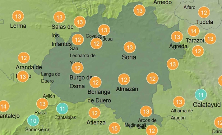 El tiempo en Soria: Siguen subiendo las temperaturas