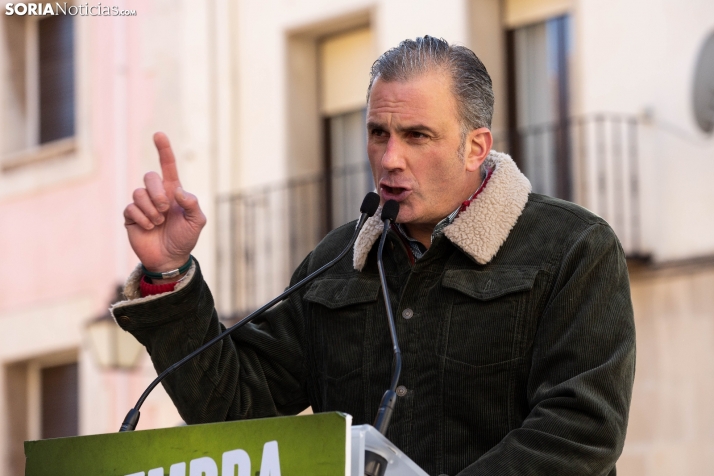 Ortega Smith dice no a la fiscalidad diferenciada y pide que Soria no se convierta en una provincia de Marruecos