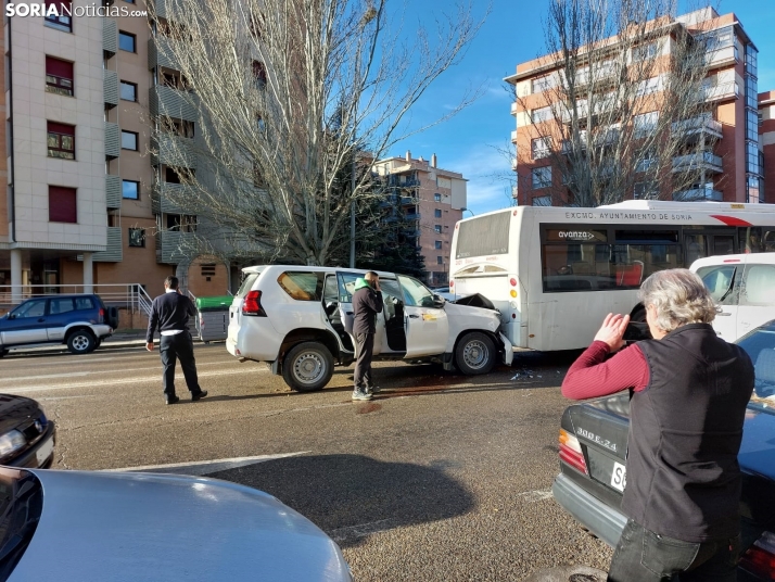 Imagen de la colisión.