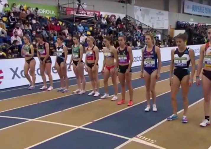 Marta Pérez, campeona de España en pista cubierta de 1.500 metros