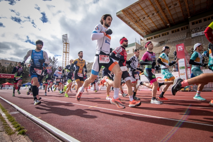FOTOS: Laura Gómez y Gonzalo Fuentes, campeones de España de Duatlón MD 