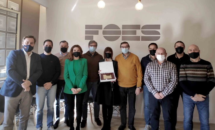 FOES homenajea a Raquel Martínez en su jubilación