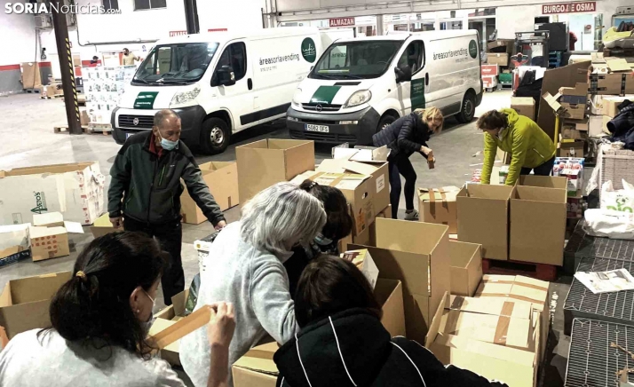 Soria, la primera en ayudar a Ucrania