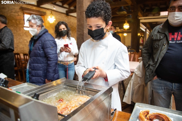 Jorge García, el pequeño soriano de 6 años creador de torreznos